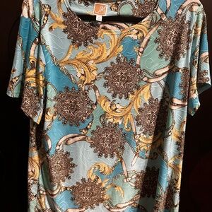 JM Collection short sleeve top